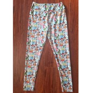 Womens Amelia Rose Toy Story Character Print Leggings OS Disney Pixar Woody Buzz